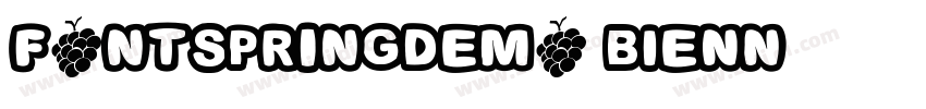 FONTSPRINGDEMO Bienn字体转换